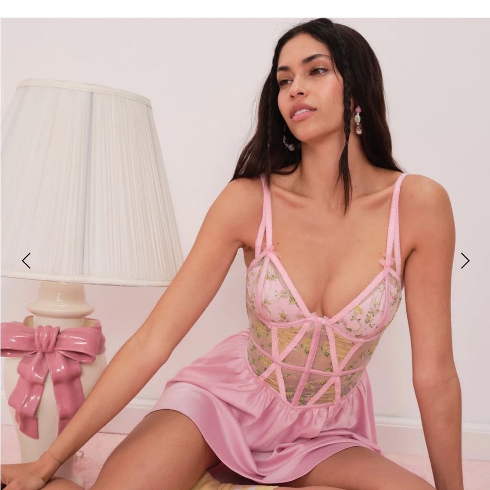 For Love And Lemons Camila Tank Slip Dress, size small, brand new